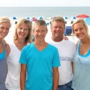 Sandy Kertz (second from left) and her family